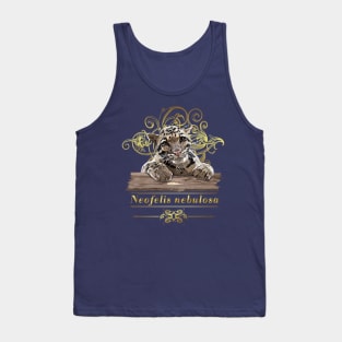 clouded leopard Tank Top